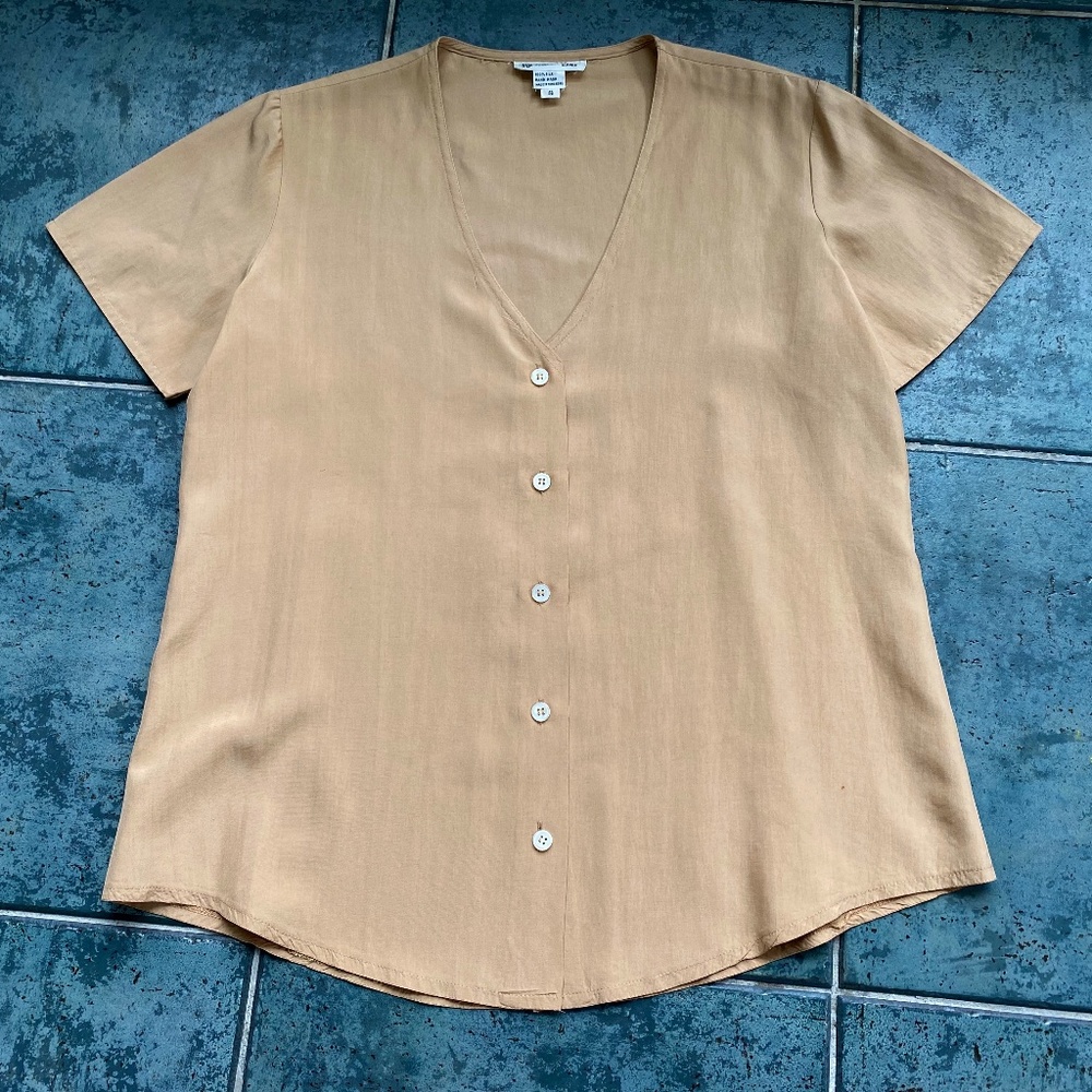 Vintage Christian Dior 100% Silk Blouse